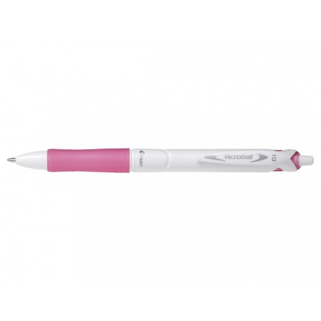 Pilot Acroball Pure White Rosa