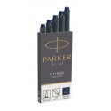 Parker 1950385 Recambio de bolígrafo Negro, Azul 5 pieza(s)