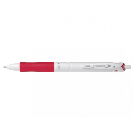 Pilot Acroball Pure White Rojo