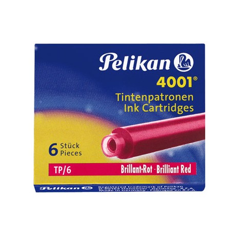 Pelikan TP/6 Rojo 6 pieza(s)