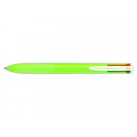 Pilot Super Grip G Negro, Azul, Verde, Rojo