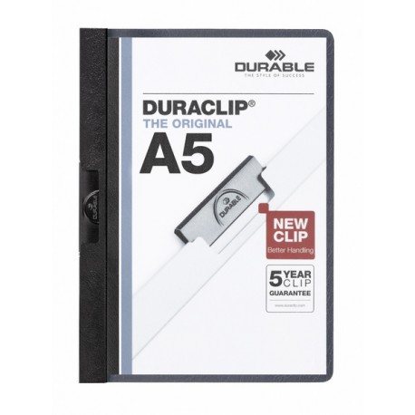 Durable DURACLIP Negro A5