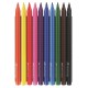 Faber-Castell 155310 rotulador Negro, Azul, Marrón, Cian, Verde, Rosa, Rojo, Violeta, Amarillo 10 pieza(s)