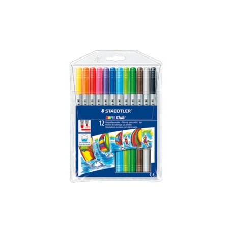 Staedtler Noris Club 320 rotulador Multicolor 12 pieza(s)