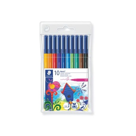 Staedtler Noris 326 rotulador Negro, Azul, Marrón, Verde, Naranja, Rojo, Violeta, Amarillo 1 pieza(s)