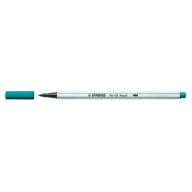 STABILO Pen 68 brush rotulador Medio Turquesa 1 pieza(s)