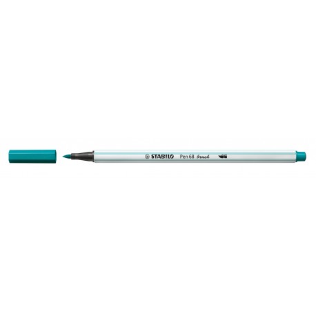 STABILO Pen 68 brush rotulador Medio Turquesa 1 pieza(s)