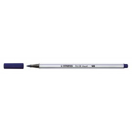 STABILO Pen 68 brush rotulador Medio Azul 1 pieza(s)