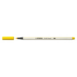 STABILO Pen 68 brush rotulador Medio Amarillo 1 pieza(s)