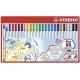 STABILO Pen 68 brush rotulador Multicolor 25 pieza(s)