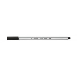 STABILO Pen 68 brush rotulador Medio Negro 1 pieza(s)