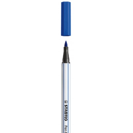 STABILO Pen 68 brush rotulador Azul 1 pieza(s)