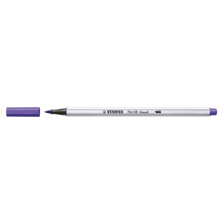 STABILO Pen 68 brush rotulador Medio Violeta 1 pieza(s)