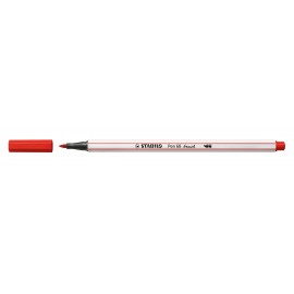 STABILO Pen 68 brush rotulador Medio Rojo 1 pieza(s)