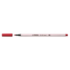 STABILO Pen 68 brush rotulador Medio Rojo 1 pieza(s)