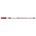 STABILO Pen 68 brush rotulador Medio Rojo 1 pieza(s)