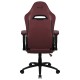 Aerocool ROYALTUSCANRD Silla Gaming Premium Ergonómica Reposapiernas Cuero Sintético Rojo