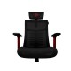 GENESIS Astat 700 Silla para videojuegos de PC Asiento de malla Negro, Rojo