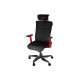 GENESIS Astat 700 Silla para videojuegos de PC Asiento de malla Negro, Rojo