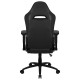 Aerocool ROYALCHARBK Silla Gaming Premium Ergonómica Reposapiernas Cuero Sintético Negro