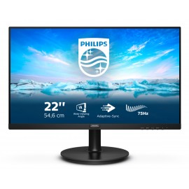 Philips V Line 222V8LA/00 pantalla para PC 54,6 cm (21.5'') 1920 x 1080 Pixeles Full HD LCD Negro