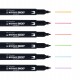 Tombow MONO edge marcador 6 pieza(s) Punta redonda/fina Multicolor