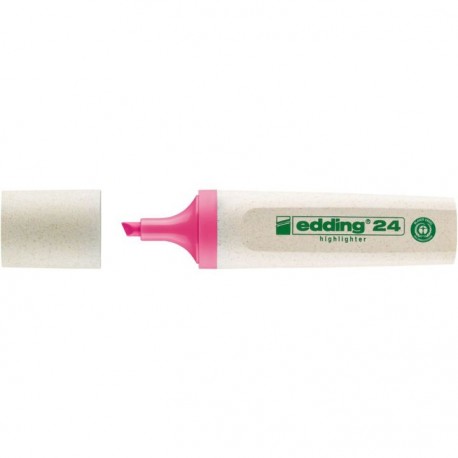 Edding 24 EcoLine marcador 1 pieza(s) Punta de cincel Rosa