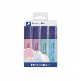 Staedtler 364 C marcador 4 pieza(s) Azul claro, Menta, Rosa, Violeta