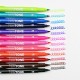 Tombow WS-PK-12P-1 marcador 12 pieza(s) Punta redonda/fina Negro, Azul, Marrón, Cian, Verde, Naranja, Rosa, Rojo, Violeta