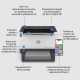 HP Impresora LaserJet Tank 2504dw, Blanco y negro, Impresora para Empresas, Estampado