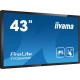 iiyama T4362AS-B1 pantalla de señalización Panel plano interactivo 108 cm (42.5'') IPS 500