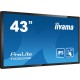 iiyama T4362AS-B1 pantalla de señalización Panel plano interactivo 108 cm (42.5'') IPS 500