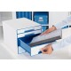 Leitz WOW Cube archivador organizador Poliestirol Azul, Blanco