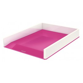 Leitz 53611023 bandeja de escritorio/organizador Poliestireno Metálico, Rosa