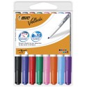 BIC Velleda 1741 marcador 8 pieza(s) Punta redonda Negro, Azul, Marrón, Verde, Naranja, Rosa, Rojo, Amarillo