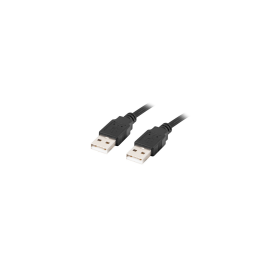 CABLE USB 2.0 LANBERG MACHO/MACHO 1.8M NEGRO - CA-USBA-20CU-0018-BK