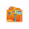 Carioca Teddy Marker 1+ rotulador Extra-grueso Multicolor 6 pieza(s) - 42815