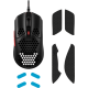 HyperX Ratón gaming Pulsefire Haste (negro-rojo) - 4P5E3AA