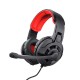 Trust 24761 auricular y casco Auriculares Alámbrico Diadema Juego Negro, Rojo - 24761