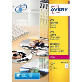 Avery L7776-25 etiqueta de impresora Blanco Etiqueta para impresora autoadhesiva