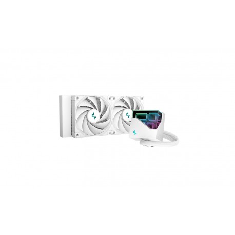 DeepCool LT520 WH Procesador Sistema de refrigeración líquida todo en uno 12 cm Blanco 1 pieza(s)