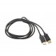 iggual IGG318362 cable DisplayPort 2 m Negro