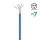 AISENS Cable de Red RJ45 LSZH CPR Dca CAT.7 600 MHZ S/FTP AWG23, Azul, 305 m