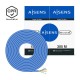 AISENS Cable de Red RJ45 LSZH CPR Dca CAT.6 UTP AWG24, Azul, 305 m