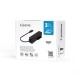 AISENS Adaptador ASE-35C02B SATA a USB-C USB 3.0/USB3.1 GEN1 para Discos Duros 2.5'' y 3.5'' con Alimentador, Negro