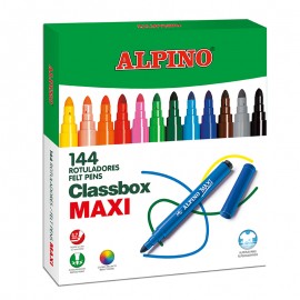 Alpino AR000109 rotulador Fino Multicolor 144 pieza(s)