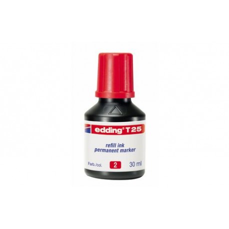 Edding T-25 recambio para marcador Rojo 30 ml 1 pieza(s)