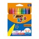 BIC KIDS Plastidecor Negro, Azul, Marrón, Oro, Verde, Azul claro, Verde claro, Naranja