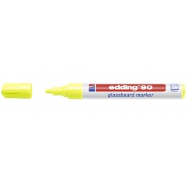 Edding 90 Glassboard marcador 1 pieza(s) Punta redonda Amarillo