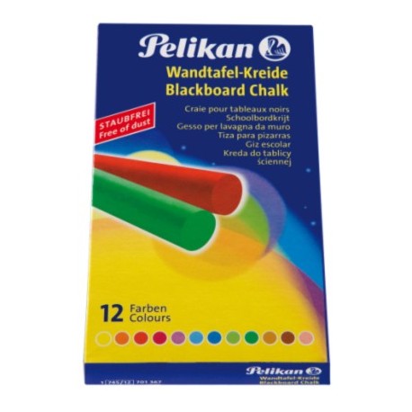 Pelikan 701367 tiza Azul, Marrón, Verde, Naranja, Rojo, Violeta, Amarillo 12 pieza(s)